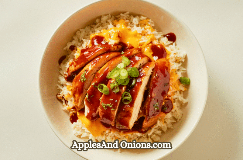 One-Pan Honey BBQ Chicken Rice