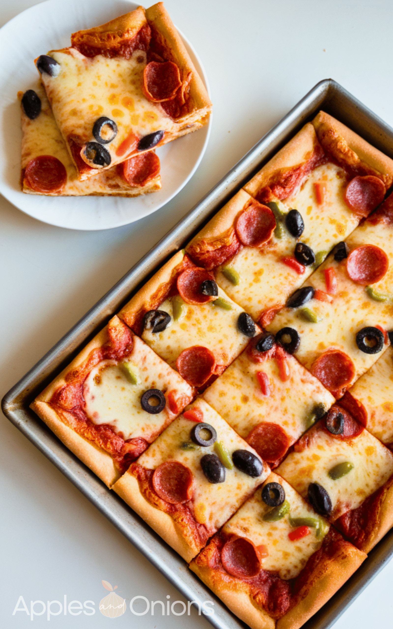 Easy Homemade School Cafeteria Pizza