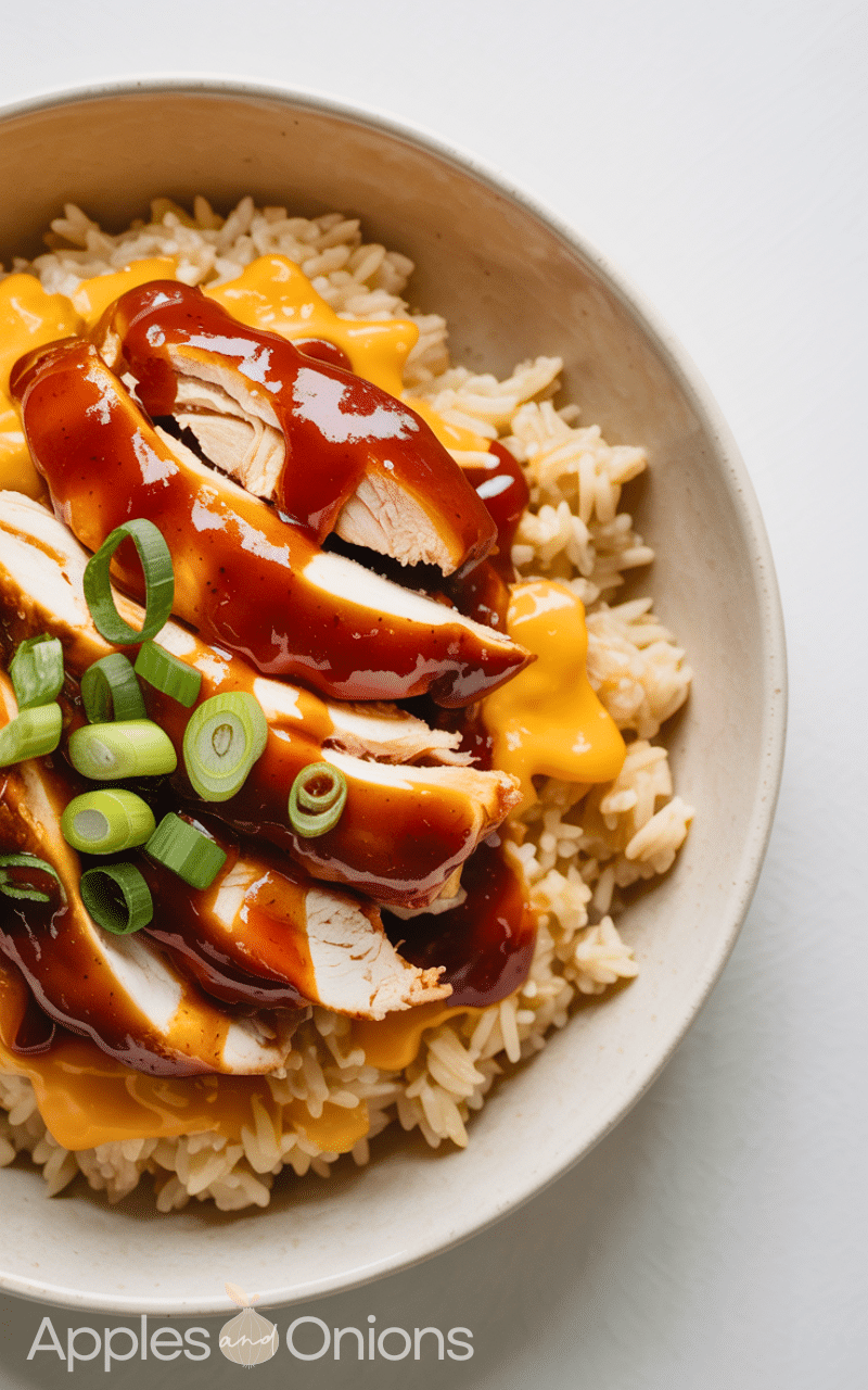Perfect One-Pan Honey BBQ Chicken Rice