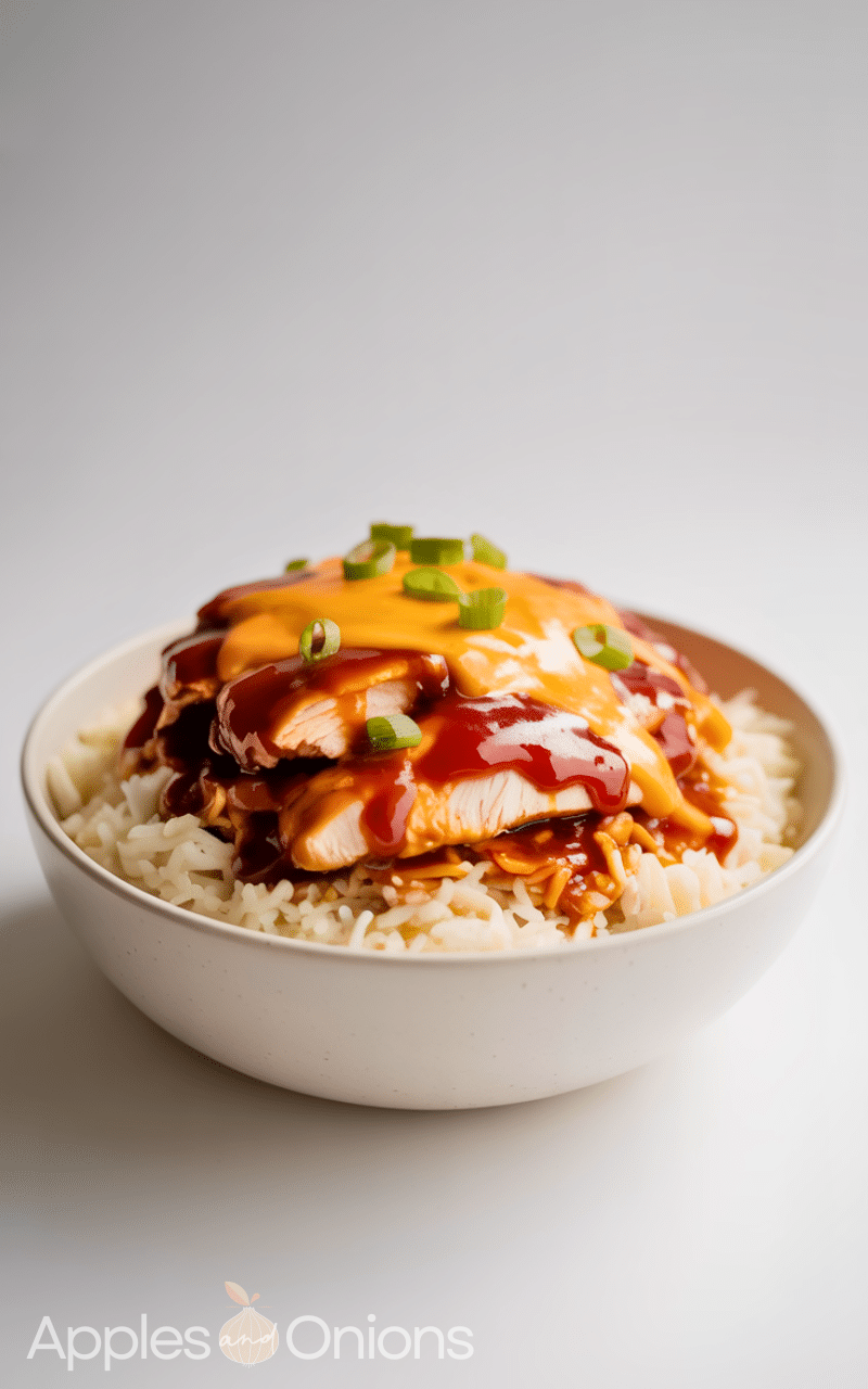 Perfect One-Pan Honey BBQ Chicken Rice