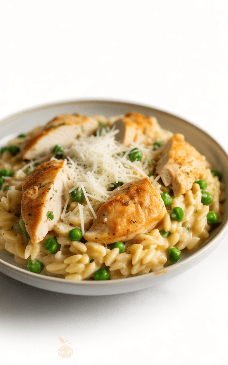 Delicious Marsala Chicken Orzo