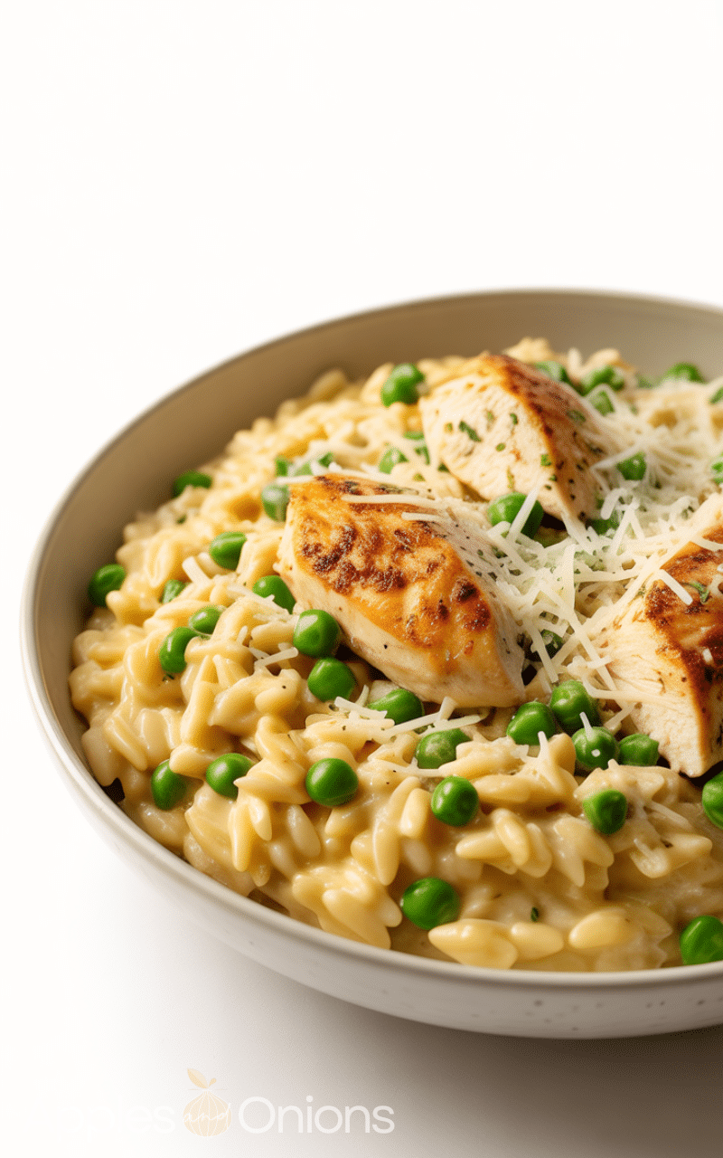Delicious Marsala Chicken Orzo