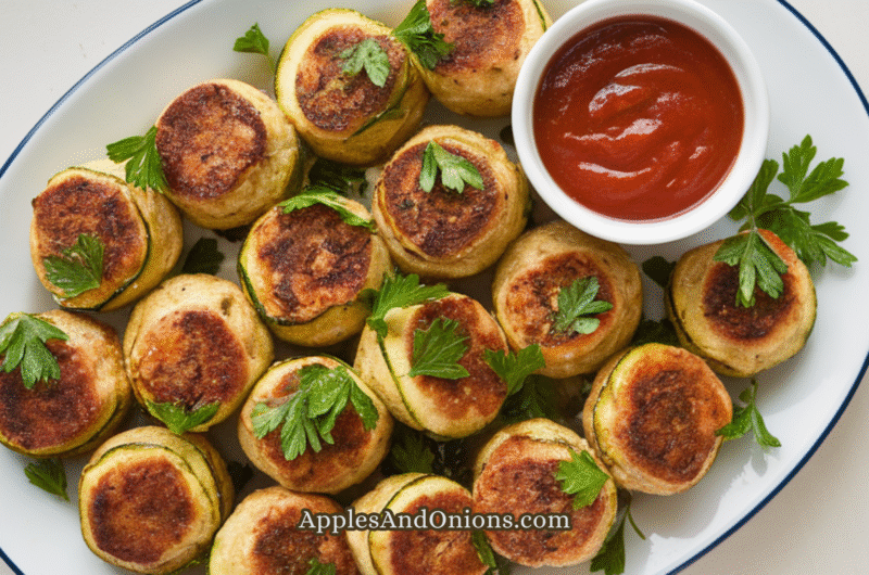 Easy Ground Beef and Zucchini Meatballs