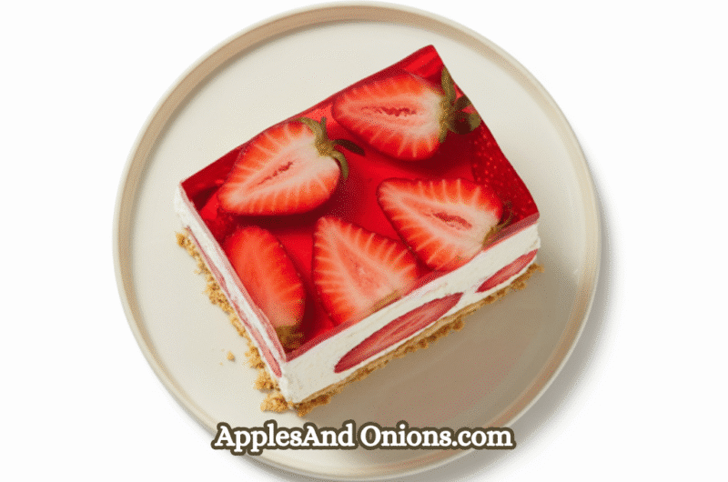 Easy Strawberry Pretzel Salad (Creamy Jello Dessert)