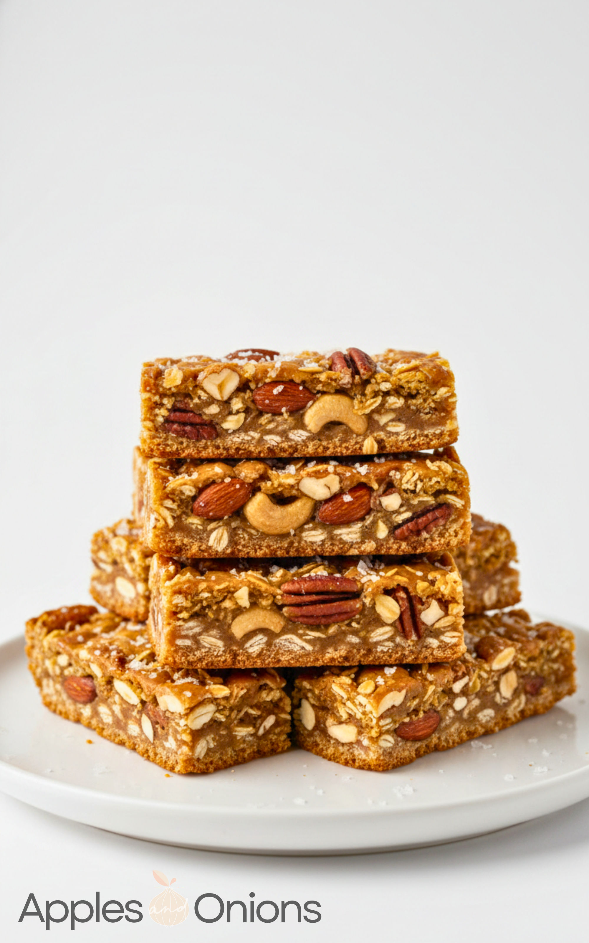 Easy Dark Chocolate Sea Salt Nut Bars