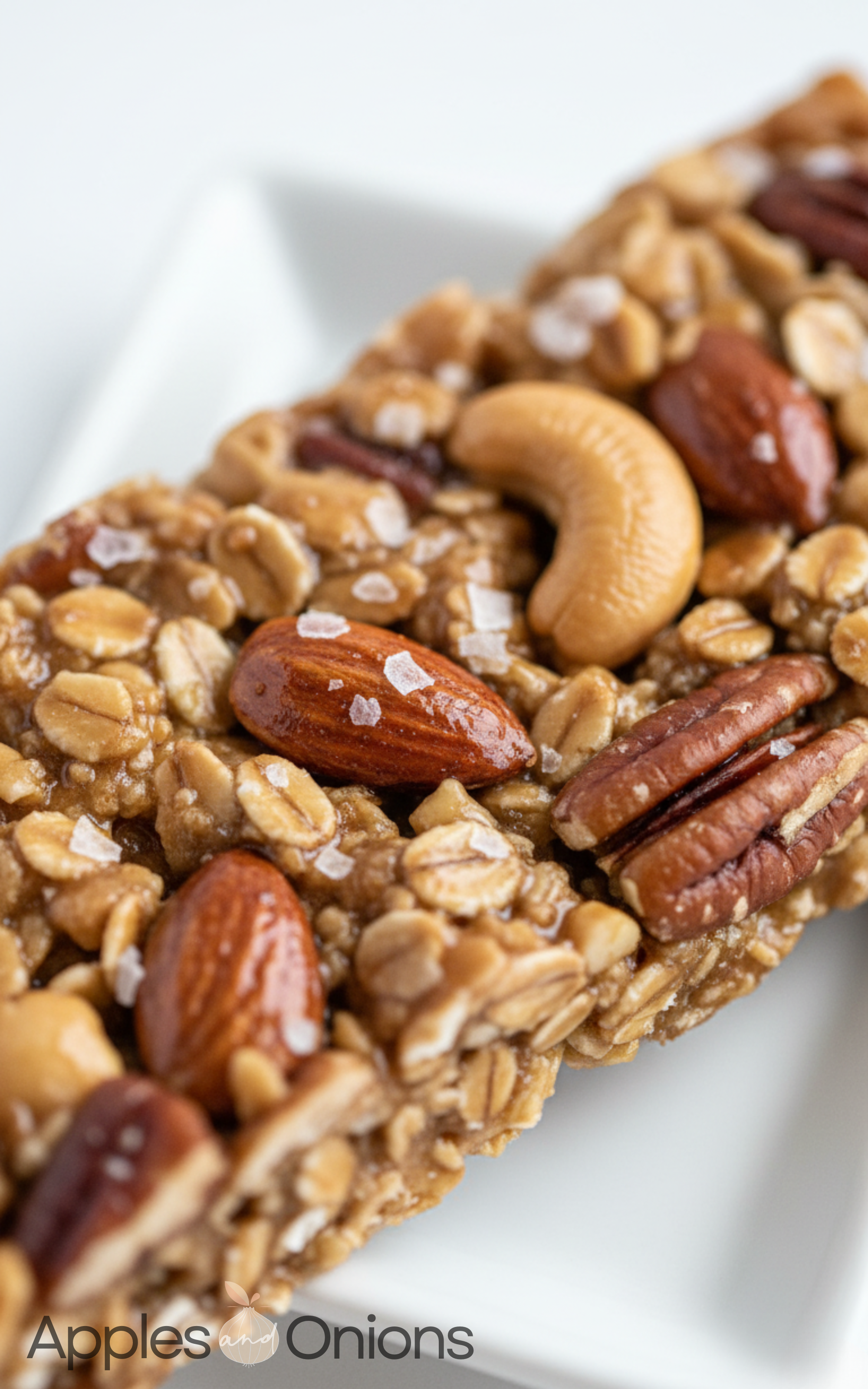Easy Dark Chocolate Sea Salt Nut Bars