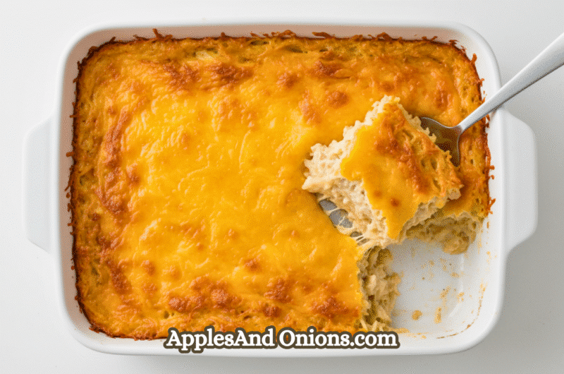 Copycat cracker barrel hashbrown casserole