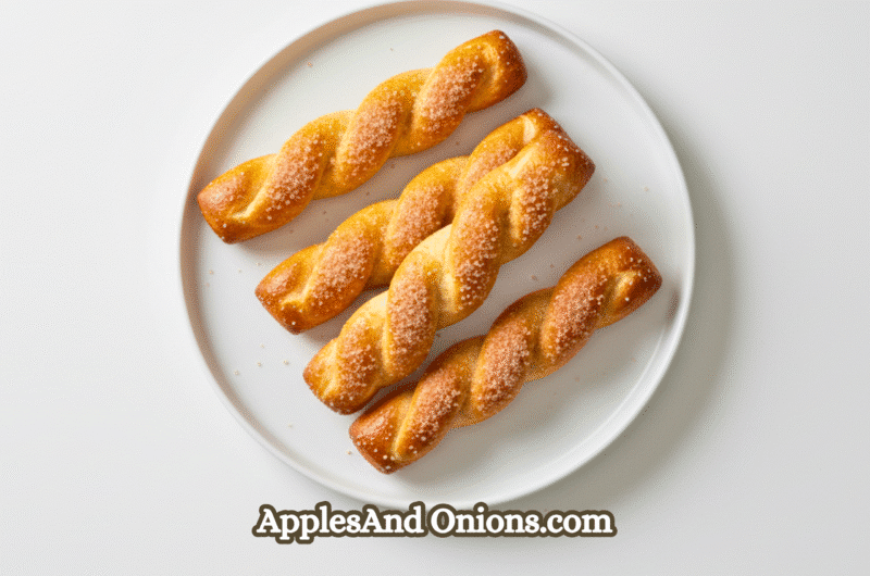 Homemade Cinnamon Sugar Pretzel Sticks