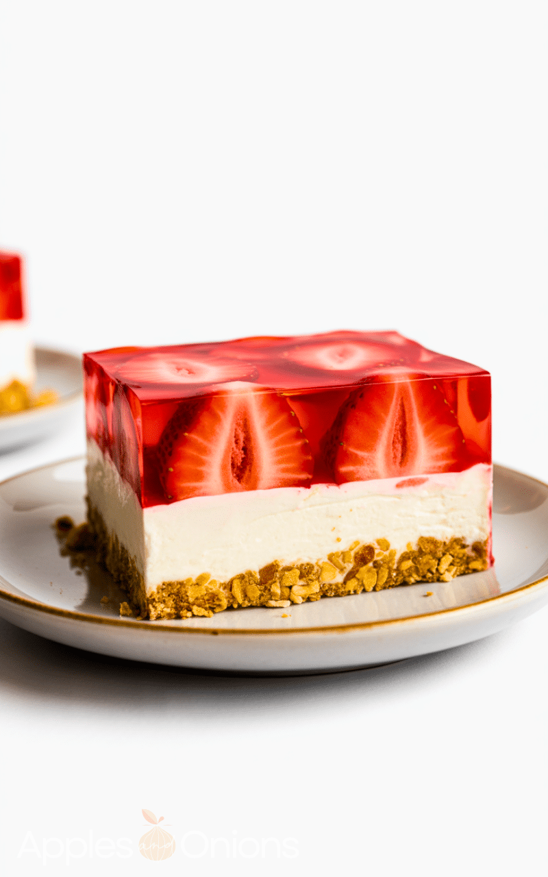 Easy Strawberry Pretzel Salad (Creamy Jello Dessert)